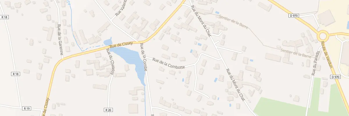 Plan du 4 Rue de la Combotte à Sainte-Marie-la-Blanche