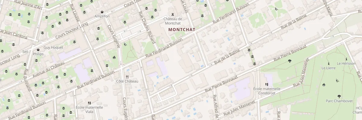 Plan du 62 Rue Ferdinand Buisson à Lyon 3e Arrondissement