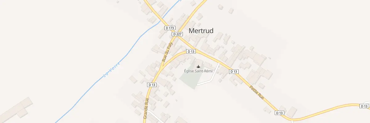 Plan du 1 Rue Grande Rue à Mertrud