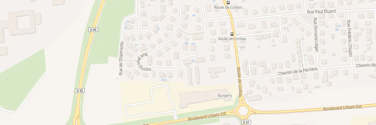 Plan du 55 Rue Jean Duclos à Vénissieux