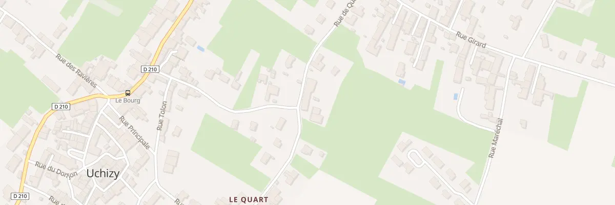 Plan du 284 Rue de Quentin à Uchizy
