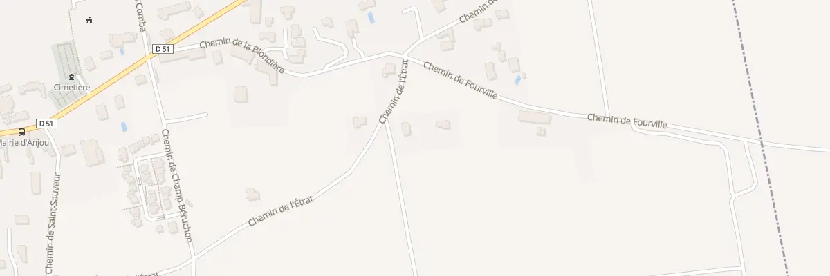 Plan du 6 Che de l’Etrat à Anjou