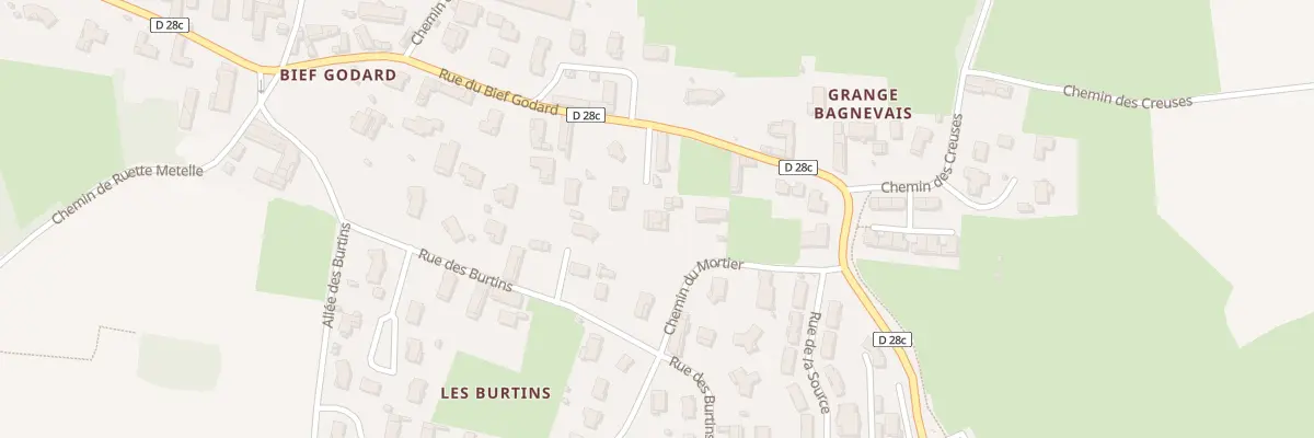 Plan du 151 Rue du bief godard à Crottet