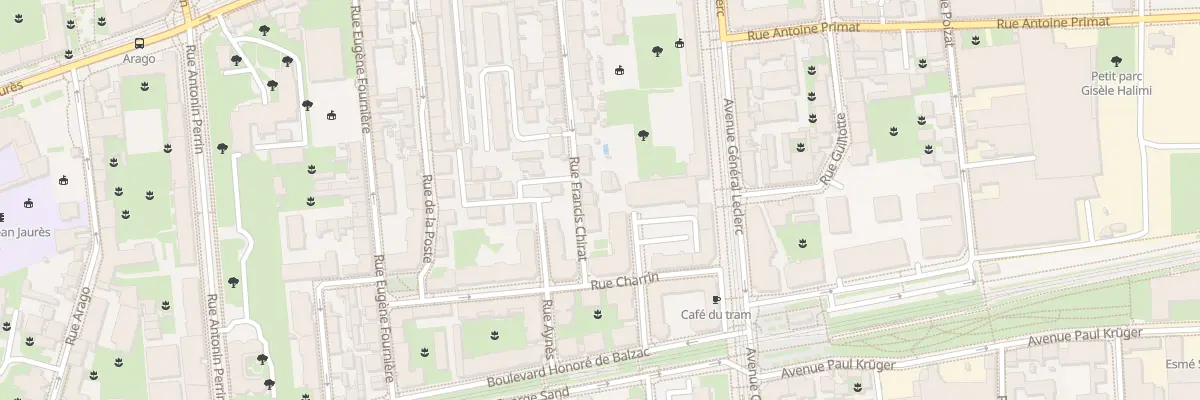 Plan du 35 Rue Francis Chirat à Villeurbanne