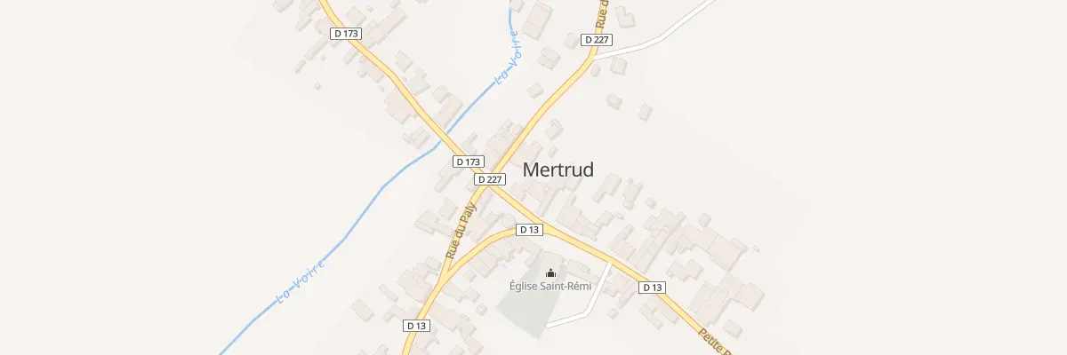 Plan du 1 Rue Petite Rue à Mertrud