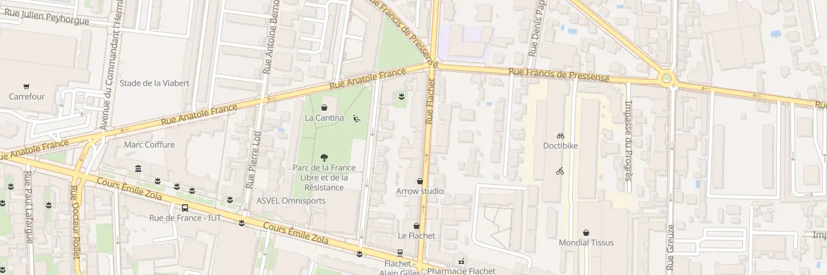 Plan du 30B Rue Flachet à Villeurbanne