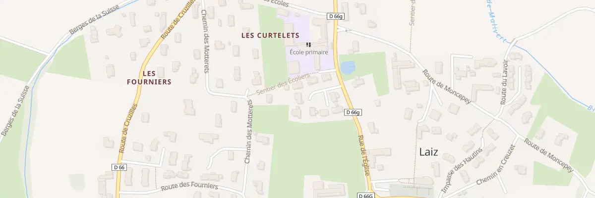 Plan du 64 Imp des Curtelets à Laiz