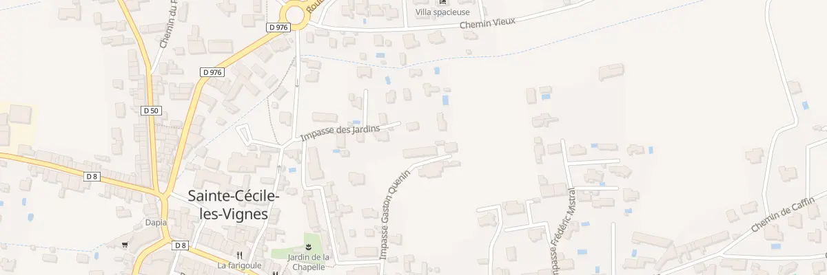 Plan du 122 Imp des Jardins à Sainte-Cécile-les-Vignes