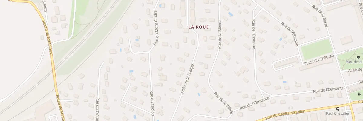Plan du 13 All de la Scarpe à Rillieux-la-Pape