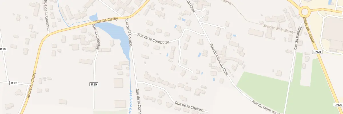 Plan du 7 Rue de la Combotte à Sainte-Marie-la-Blanche