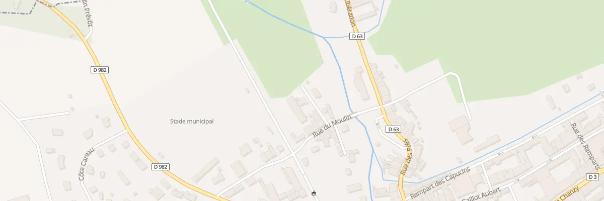 Plan du 9001 Rue du Moulin à Sainte-Menehould