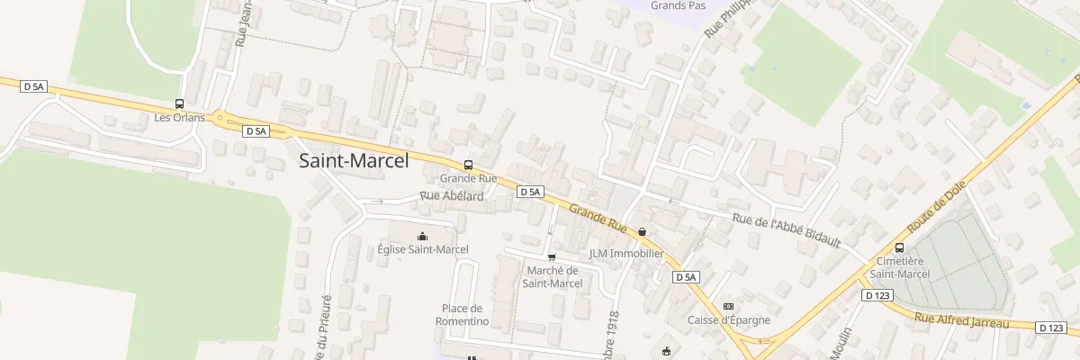 Plan du 51 Grande Rue à Saint-Marcel