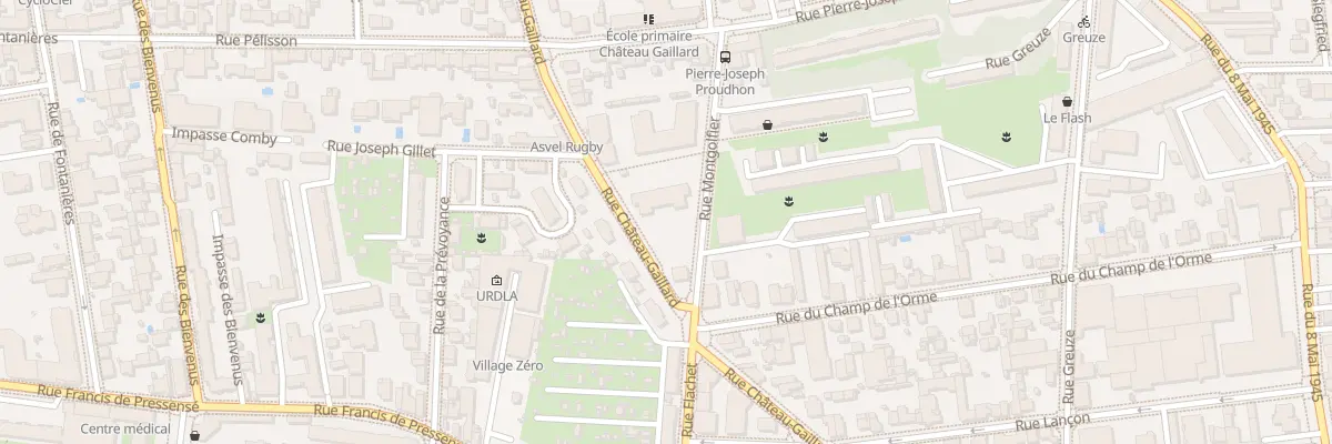 Plan du 123 Rue Château Gaillard à Villeurbanne