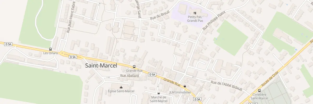 Plan du 39 Grande Rue à Saint-Marcel