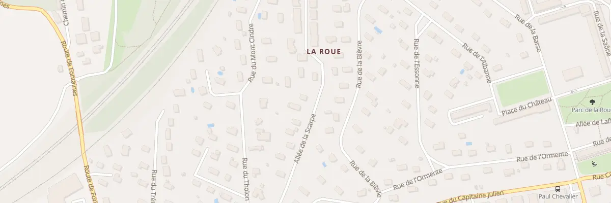 Plan du 15 All de la Scarpe à Rillieux-la-Pape