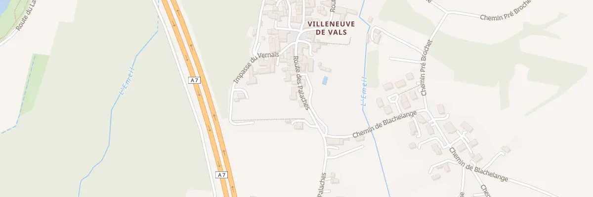 Plan du 671 Rte des Palaches à Saint-Barthélemy-de-Vals