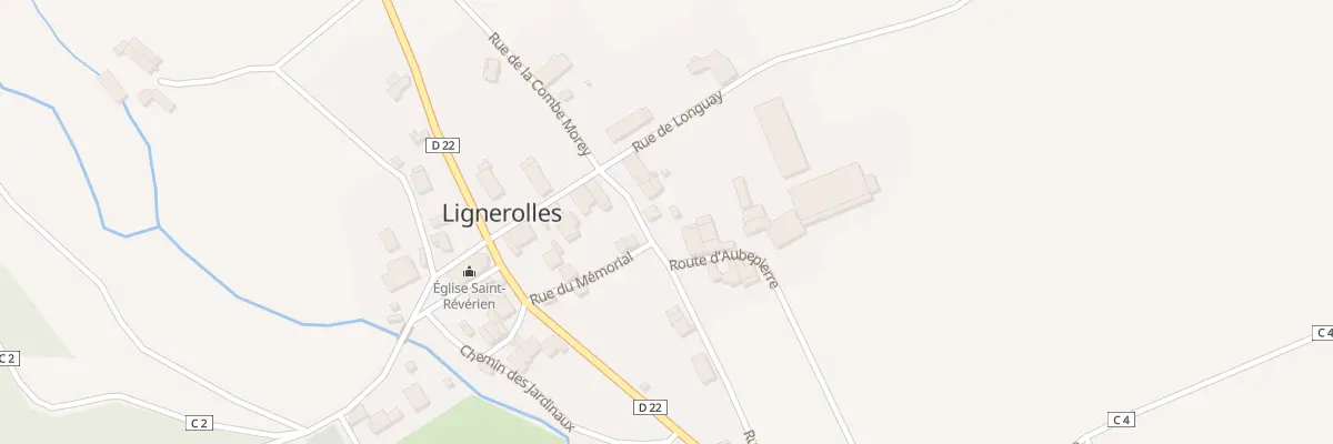 Plan du 9015 Rue Haute à Lignerolles