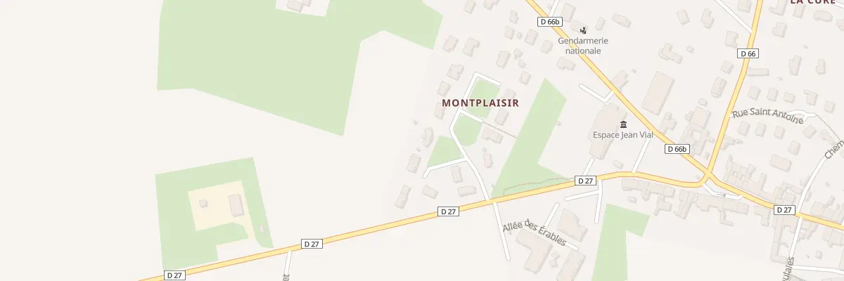 Plan du 14 Lot Residences de Montplaisir à Saint-Trivier-sur-Moignans
