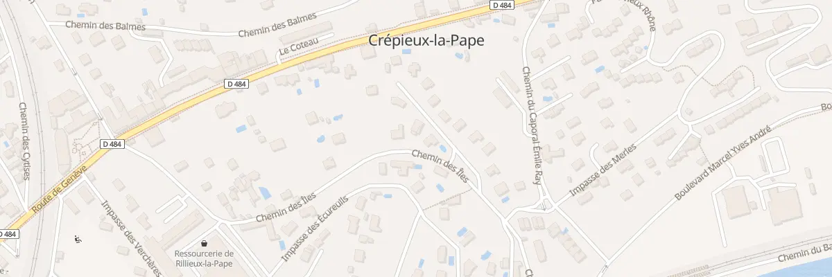 Plan du 9013 Che des Iles à Rillieux-la-Pape