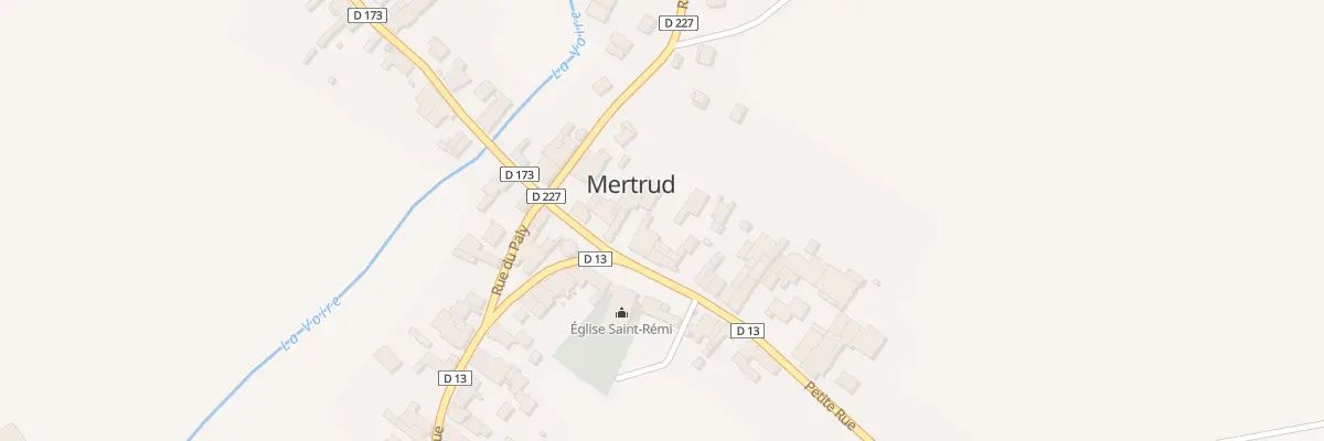 Plan du 9 Rue Petite Rue à Mertrud