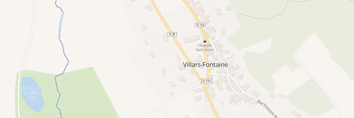 Plan du 5 Imp du Château à Villars-Fontaine