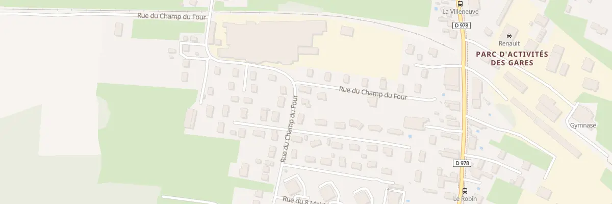 Plan du 5 Rue du Champ du Four à Saint-Marcel