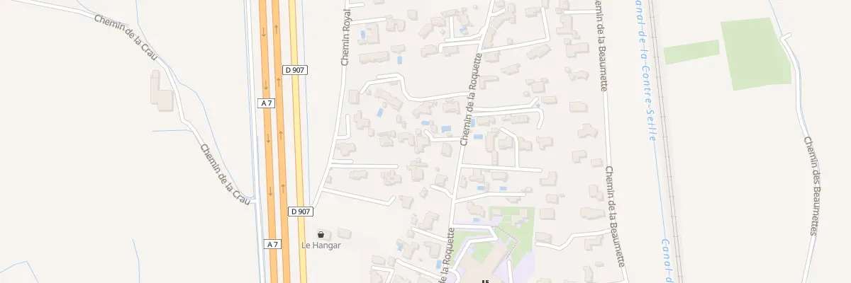 Plan du 23 Che de la Roquette à Bédarrides