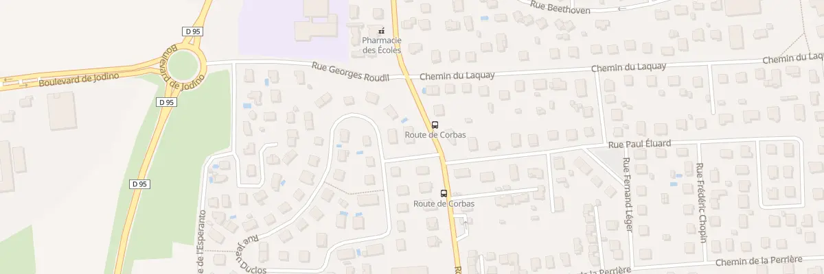 Plan du 1 Rue Jean Duclos à Vénissieux