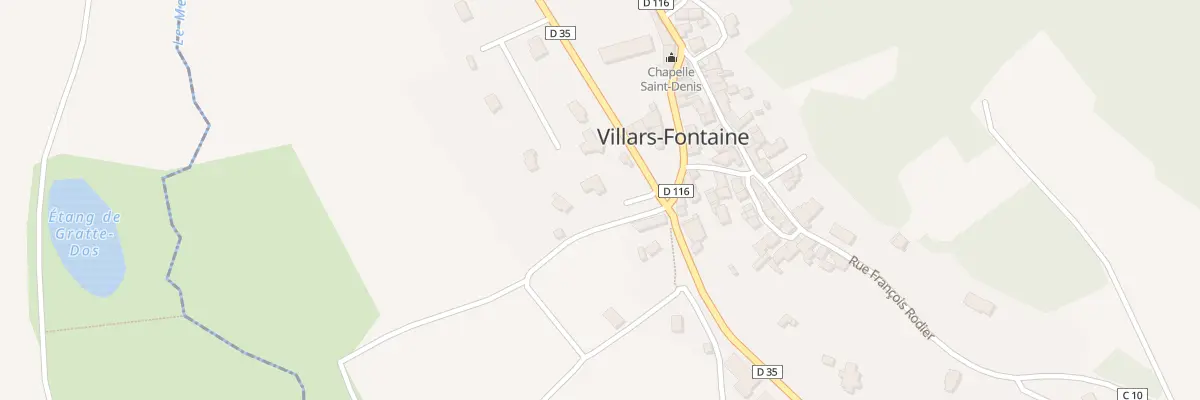 Plan du 2 Chem Saint Denis à Villars-Fontaine