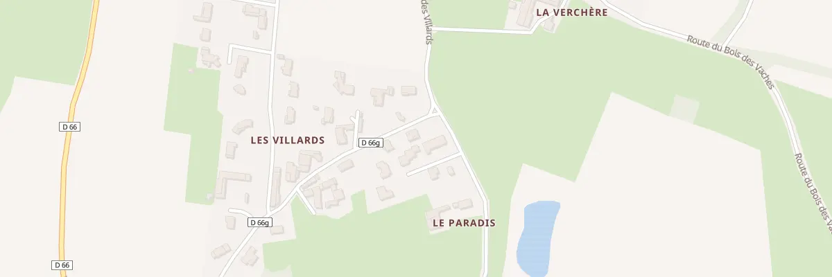 Plan du 5346 Hameau des Villards à Laiz