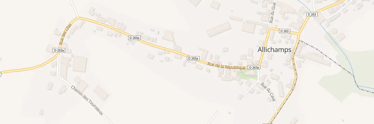 Plan du 12 Rue de la République à Allichamps