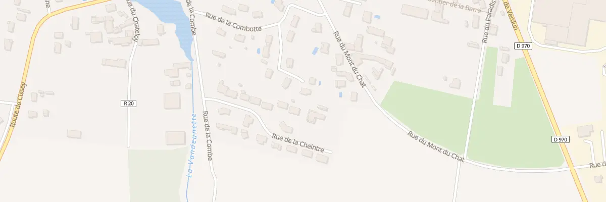 Plan du 9 Rue de la Combe à Sainte-Marie-la-Blanche