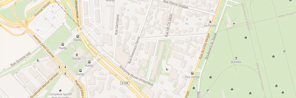 Plan du 4 Rue du Parc à Vénissieux