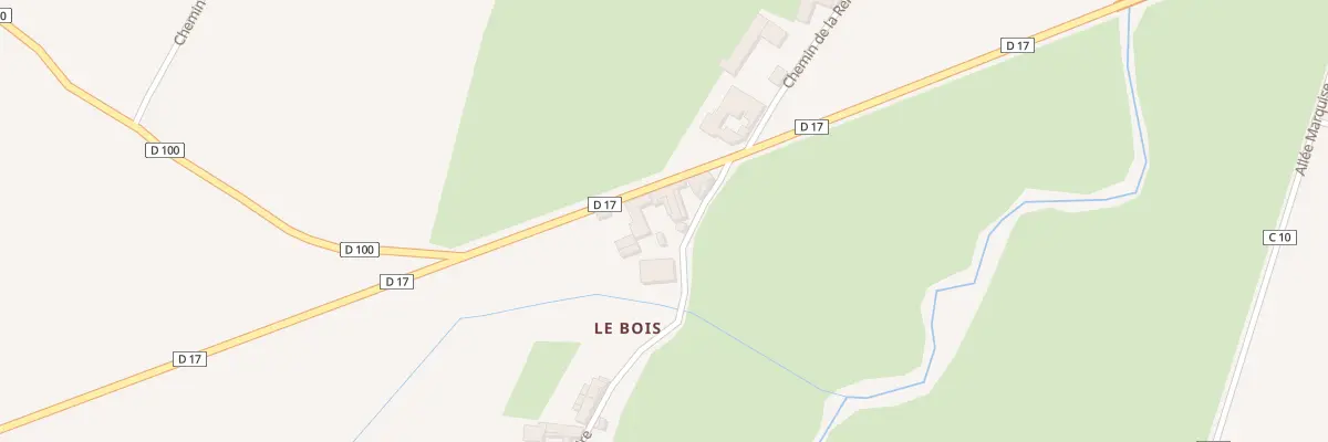 Plan du 44 Luisandre à Baneins