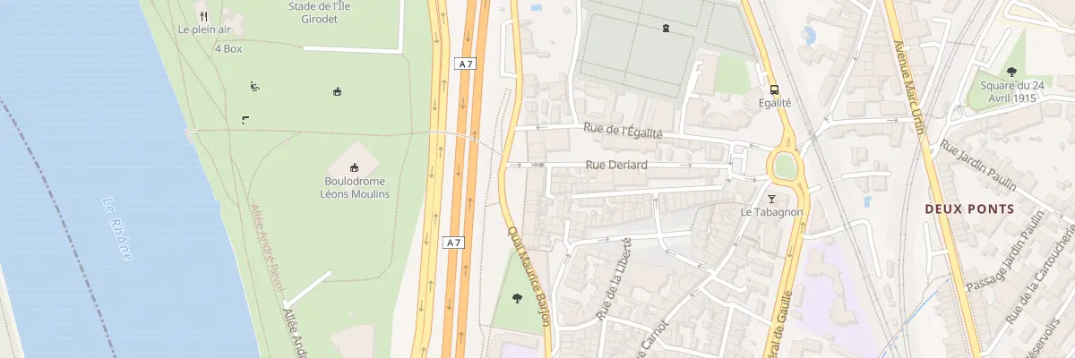 Plan du 61 Quai Maurice Barjon à Bourg-lès-Valence