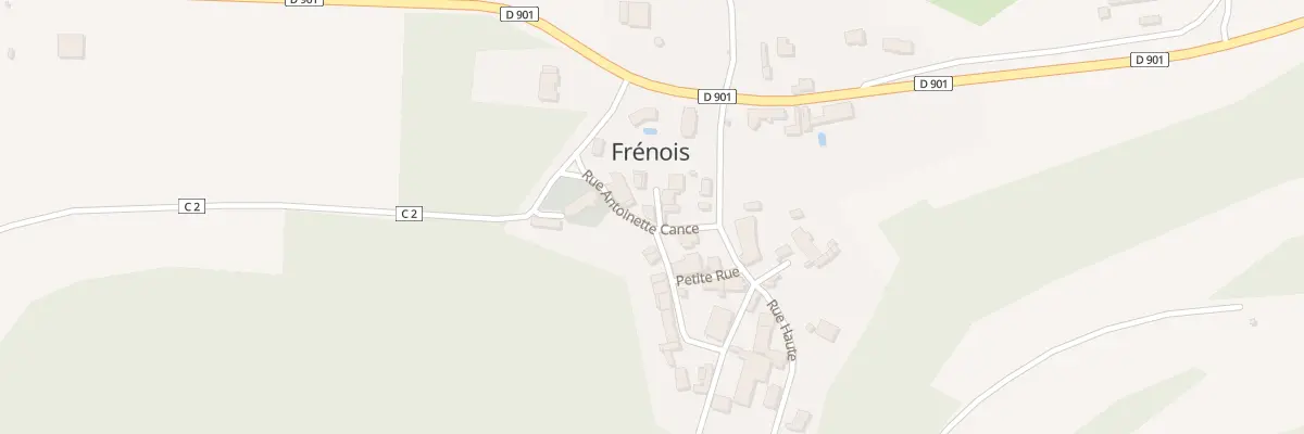 Plan de la Rue A.Cance à Frénois