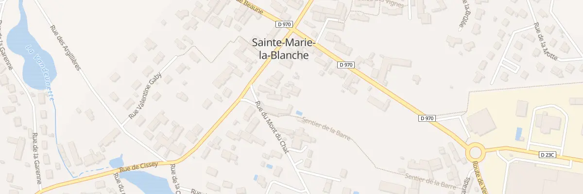 Plan du 5050 La Barre à Sainte-Marie-la-Blanche