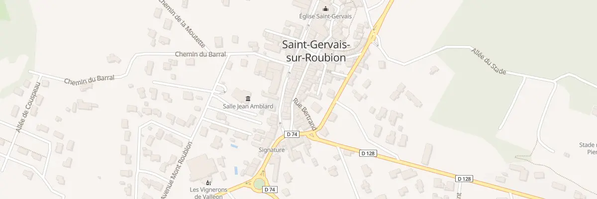 Plan du 10 Rue du Bourg à Saint-Gervais-sur-Roubion