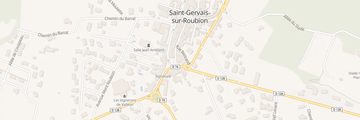 Plan du 5 Pl de l’Hopital à Saint-Gervais-sur-Roubion