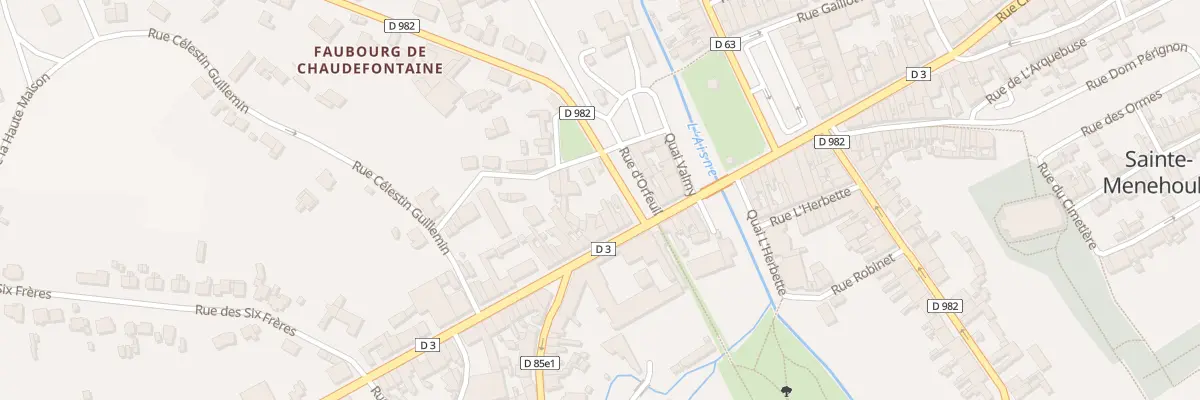 Plan du 11 Rue Florion à Sainte-Menehould