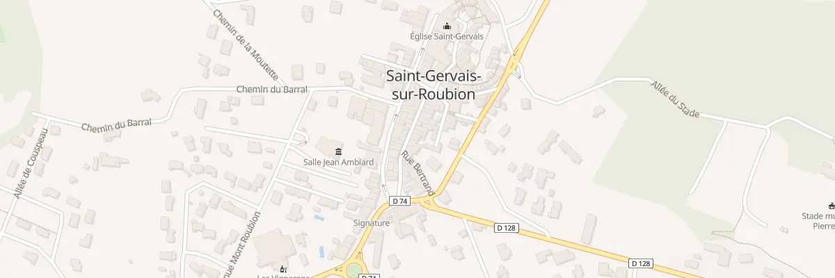 Plan du 14 Rue du Bourg à Saint-Gervais-sur-Roubion
