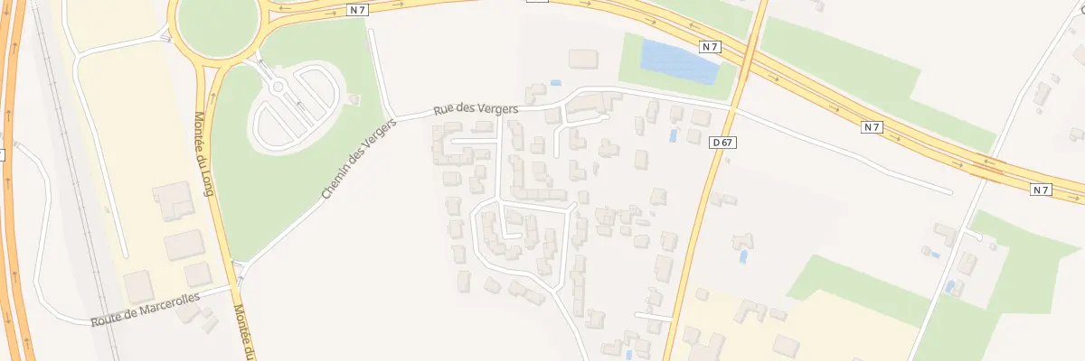 Plan du 372T Rue des Vergers à Bourg-lès-Valence