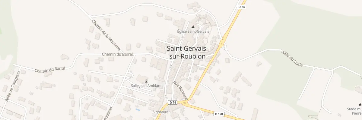 Plan du 21 Rue du Bourg à Saint-Gervais-sur-Roubion