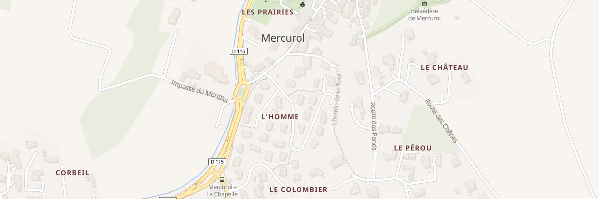 Plan du 75 Imp du Coteau à Mercurol-Veaunes