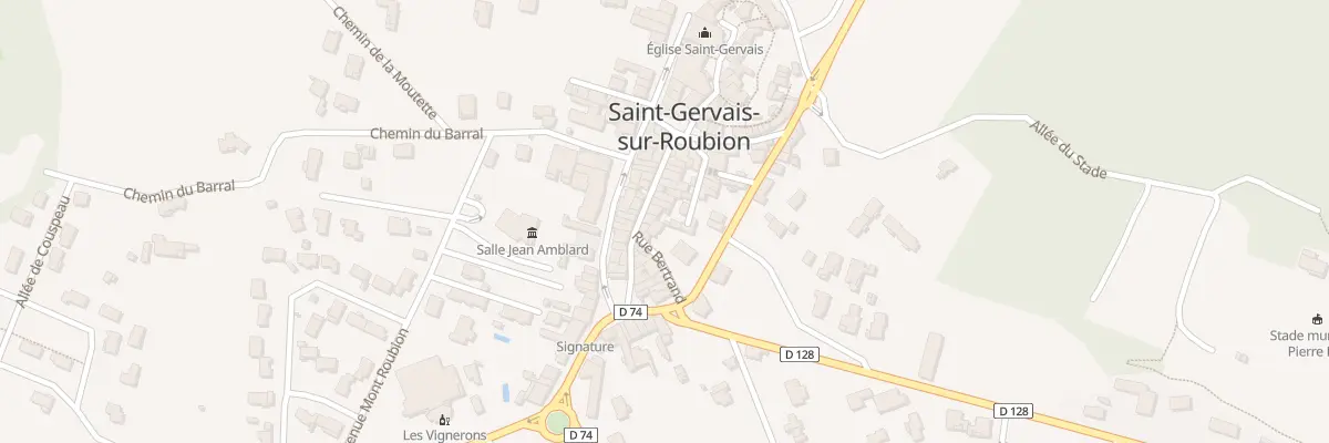 Plan du 12 Rue du Bourg à Saint-Gervais-sur-Roubion