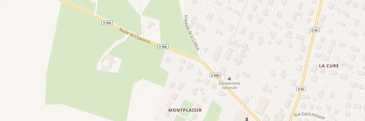 Plan du 361B Rte de Chaneins à Saint-Trivier-sur-Moignans