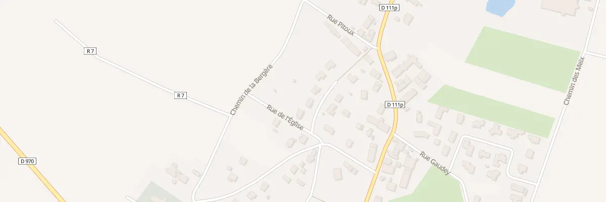 Plan du 5 Rue de la Bergere à Sainte-Marie-la-Blanche