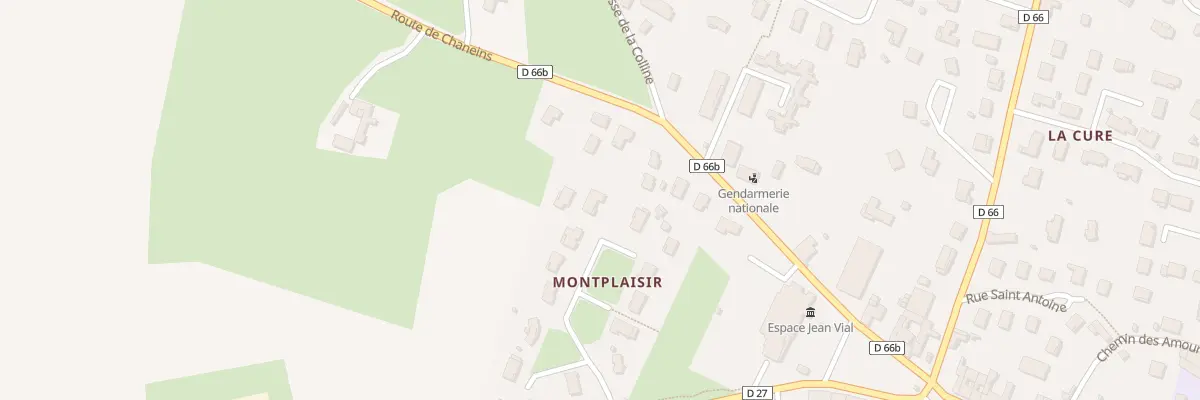 Plan du 2 Lot Residences de Montplaisir à Saint-Trivier-sur-Moignans