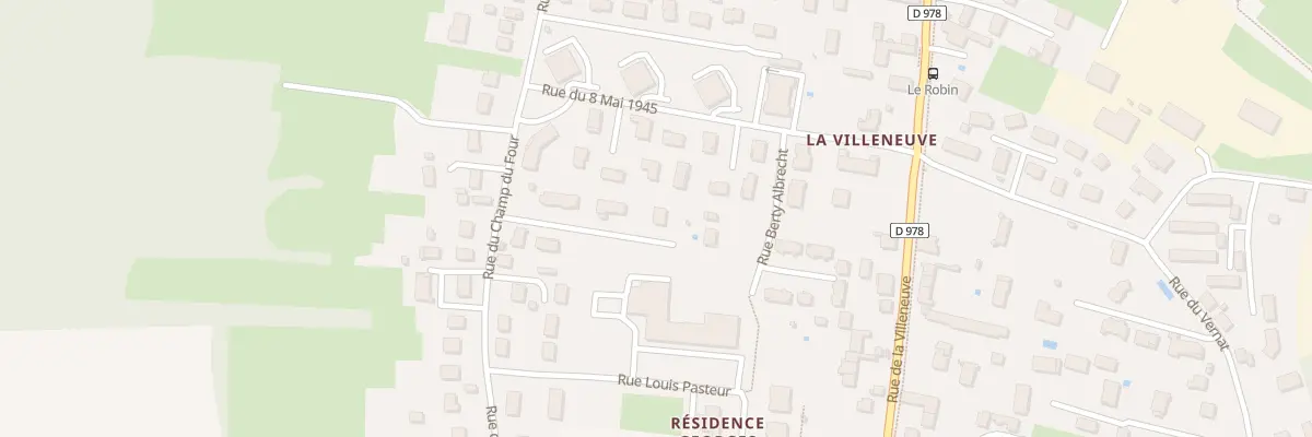 Plan du 21 Rue du Champ du Four à Saint-Marcel