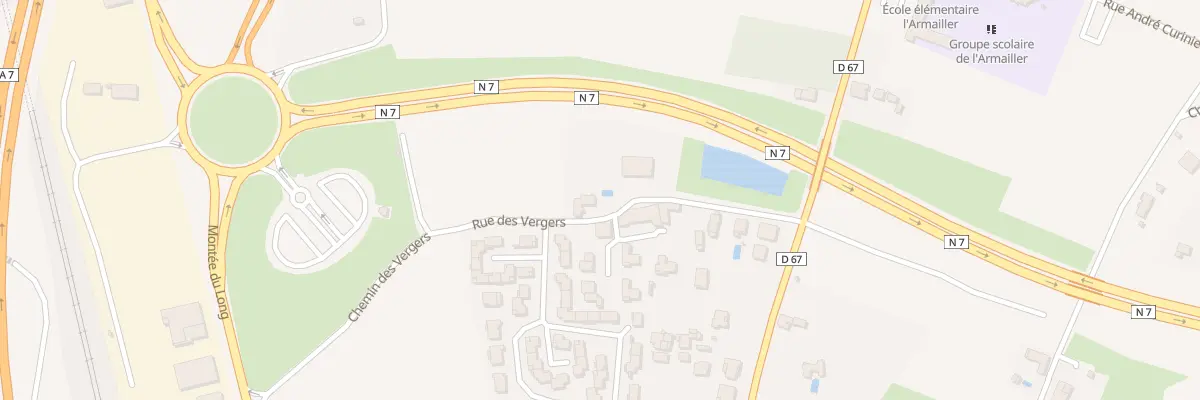 Plan du 345 Rue des Vergers à Bourg-lès-Valence